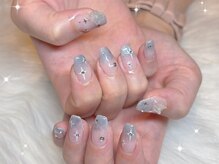 ノレネイル(nore nail)/水色マグネットネイル