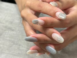 ブルー/ニュアンス/ミラー