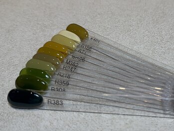 ラクネイル 浦和店(raku nail)/グリーン・イエローカラー