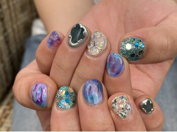 カーティシーネイルズ(curtisii NAILS)/梅雨ネイル