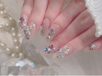 フィオナ 大久保店(Fiona)の写真/新宿/新大久保☆日本人サロンの韓国ワンホン定額ネイル♪ちゅるんきらきら◎初めてでも安心【paragel可能】