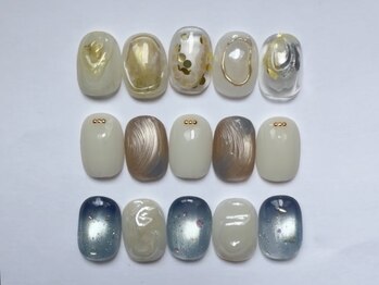 ワーブ(worb.)の写真/高技術な施術と豊富なデザイン定額ネイルをご用意。旬のデザインで彩る指先に心躍る時間を♪