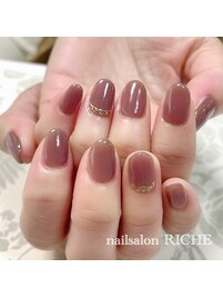 大人ワンカラーネイル！