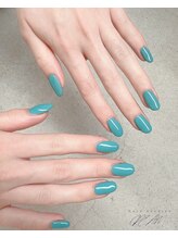 クリーム(Nail Atelier CREAM)/ワンカラー☆ターコイズブルー