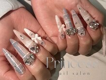 プリンセス(Princess)の雰囲気(【季節のトレンドネイル】秋冬にもゴテゴテネイル♪リボンパーツ)