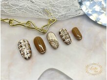 ラスターネイル(Luster nail)/ツイードネイル