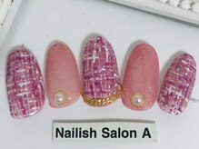 ネイリッシュサロン エー(Nailish Salon A)/ツィードネイル