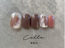 カラネイル 南森町店(calla nail)/水彩パレットアート