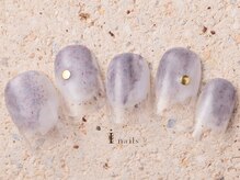 アイネイルズ 町田店(I nails)/クリア塗りかけモヘア 6480円