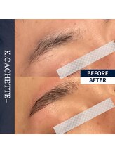 ケードット カシェットプラス(K.CACHETTE+)/アイブロウ　ビフォーアフター