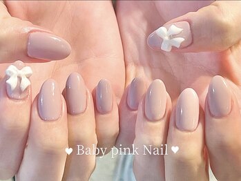 イエル 三軒茶屋(iels)/ピンク×白リボン【三軒茶屋】