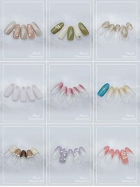 ハンドネイルデザインNo.28～36