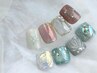 【フットネイル】親指アートコース¥7,700《オフ・フットバス込》