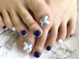 フットネイル◇モロッカンネイル