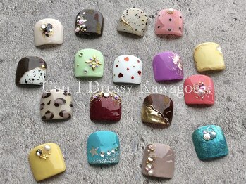 キャンアイドレッシー 川越店(Can I Dressy)/【フット】ワンポイントアート