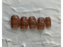 ネイルルーム エルナ(nail room ELNA)/アシンメトリーデザインA￥7400