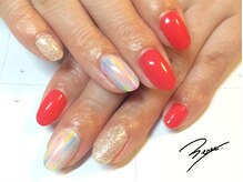 トレス ネイルサロン(3.tres.Nail Salon)/【縦マーブルネイル】