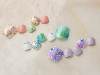 アイビーネイル(ivy-nail)/フットキャンペーンデザイン