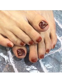 大理石風ネイル