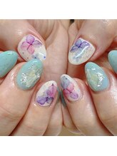 ネイルージュ 梅ヶ丘店(Nailouge)/あじさいネイル☆