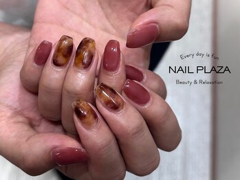ネイルプラザ 河原町OPA店(NAIL PLAZA)/べっこうネイル