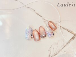人魚の鱗ネイル
