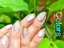 カラーズ広尾 ネイルラウンジ(Colors Hiroo Nail Lounge)の雰囲気（1Fは植物が彩る壁面で、自然と共にリラックスできる空間です。）