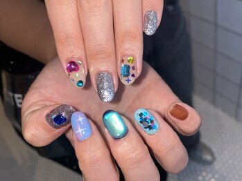 シェルネイル(SHELL NAIL)/宝物ネイル/staff:hirahara