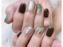 マヌスキュアの雰囲気（～きれい目ニュアンスネイル～）