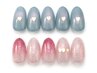【シンプルでも個性的に】ちぐはぐネイルコース¥9480