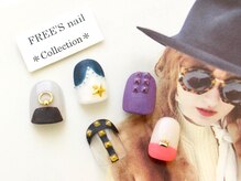 フリーズネイル 三宮店(FREE'S nail)/カラースタッズデザイン