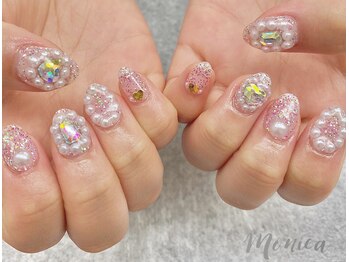 モニカ(MONICA)/☆ビジューキラキラネイル☆
