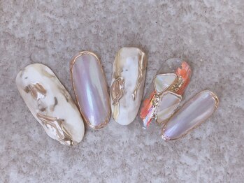 ネイリックス アヴェニール(NAILX avenir)/大人シェルデザイン