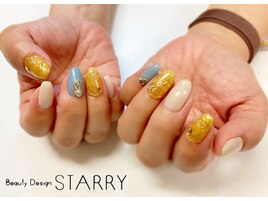 ラメ　フラワー　ゴージャス