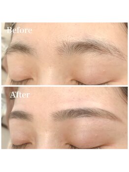 ビビデバビデ(Vivide Vavide)/【眉】自然な平行眉に