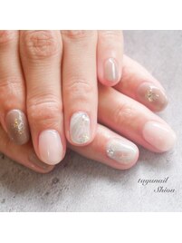 大人気ニュアンス春ネイル