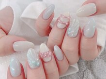 ディーネイル 四条烏丸(D-nail)/【山田】爽やか夏ネイル