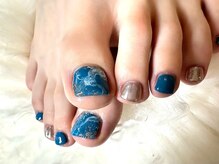 アミュリー ネイル アトリエ(Amury nail atelier)/ニュアンス 大理石 ミラーネイル