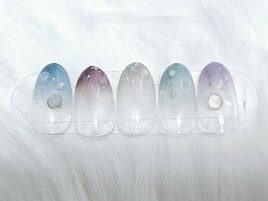 しずくネイル