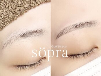 ソプラ 京都駅前店(sopra)/自眉を活かすデザイン