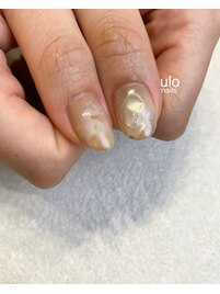 質感にこだわりニュアンスネイル