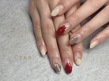 シアン(Cyan)/新規&自店付替オフも無料！