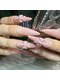 ケソン ネイル スタジオ(qeson nail studio)の写真/ロングさん必見☆長さ出し技術で美爪を演出!自分だけの特別なデザインを楽しもう◎