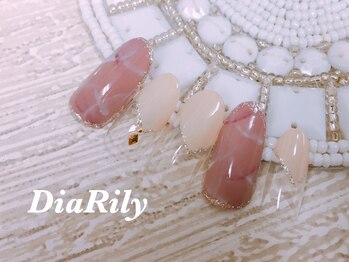 ディアリリー(Dia Rily)/代理石ネイル♪