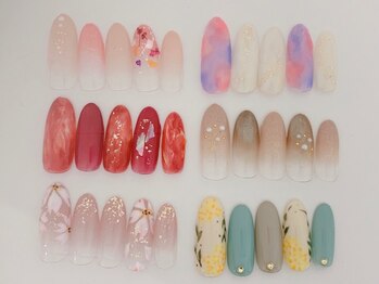 ネイルサロンアンドジュエリー アリュール(ALLURE)/３月の定額ネイルデザイン☆彡
