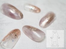 オトナネイル(otona nail)/ピンクゴールドニュアンスネイル