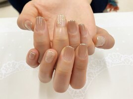 先端ラインー＆お花★ミラー