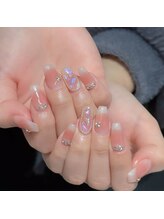 クイーンズビューティーサロン 新宿本店(Queen's beauty salon)/チップ長さだしやりつけ放題