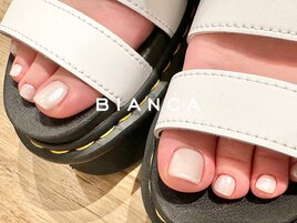 ワンカラーフットネイル