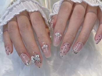 ドットミーバイシュエット(dot Me by chouette)/キラキラ韓国ネイル